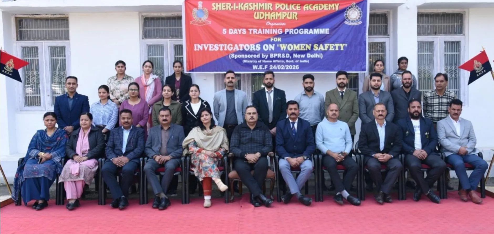 05-days training programme for Investigator on “Women Safety”, sponsored by (BPR&D), New Delhi Commenced on 03.02.2026