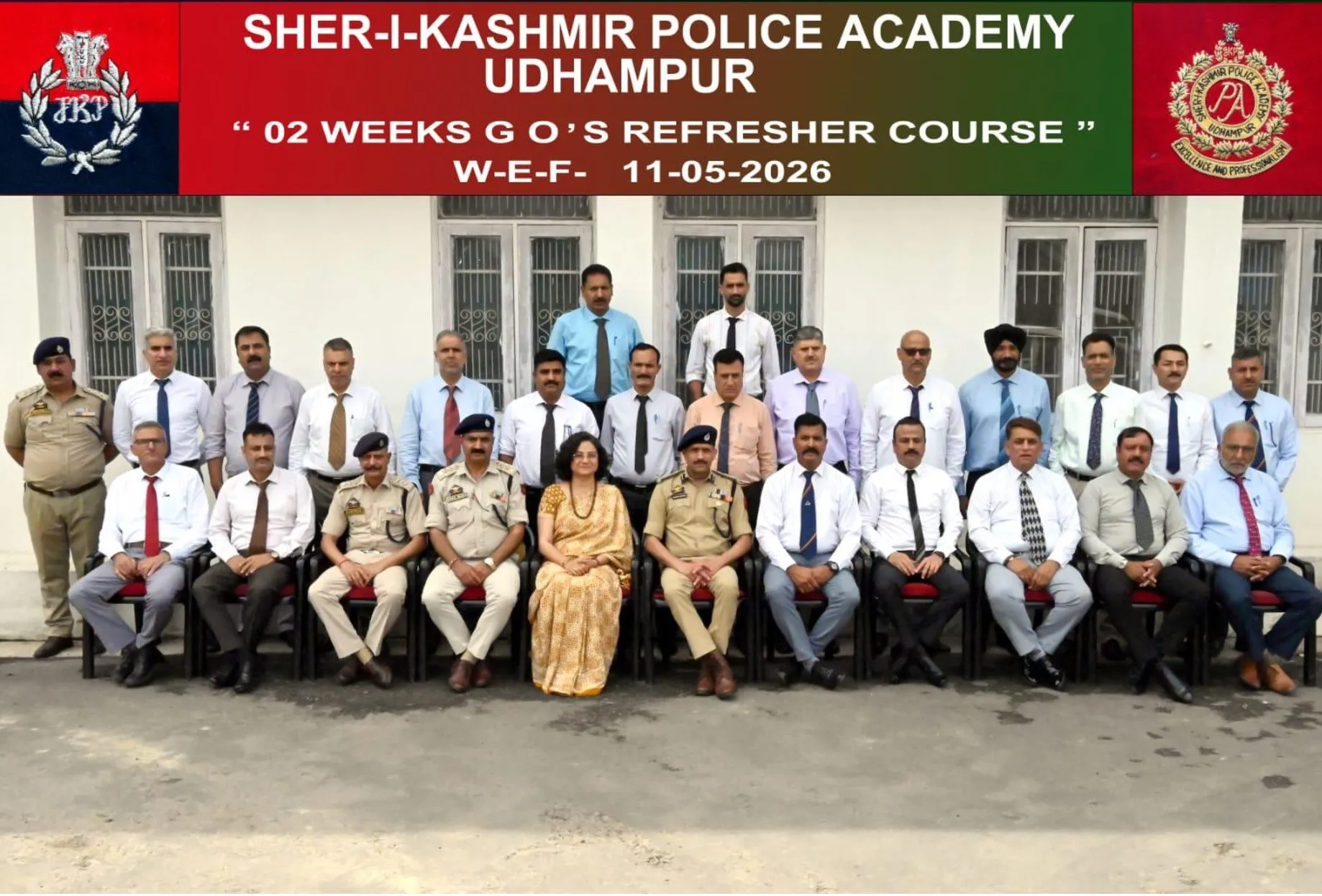 02 weeks “GOs Refresher Course on the pattern of MCTP” commenced on 11.05.2026.